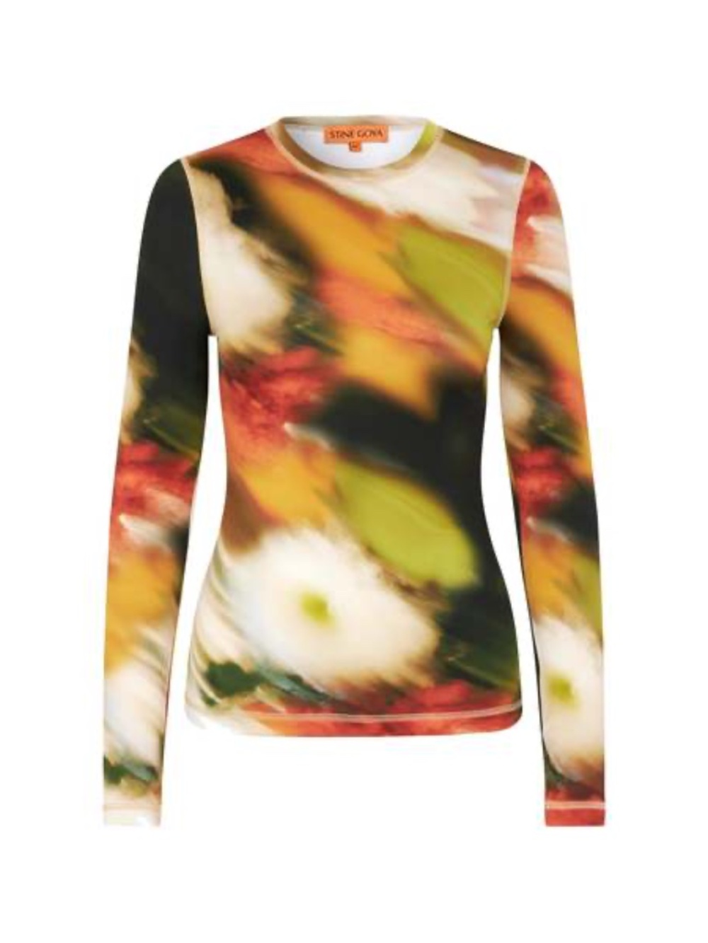 Stine Goya Juno Flowers In Fast Motion Top